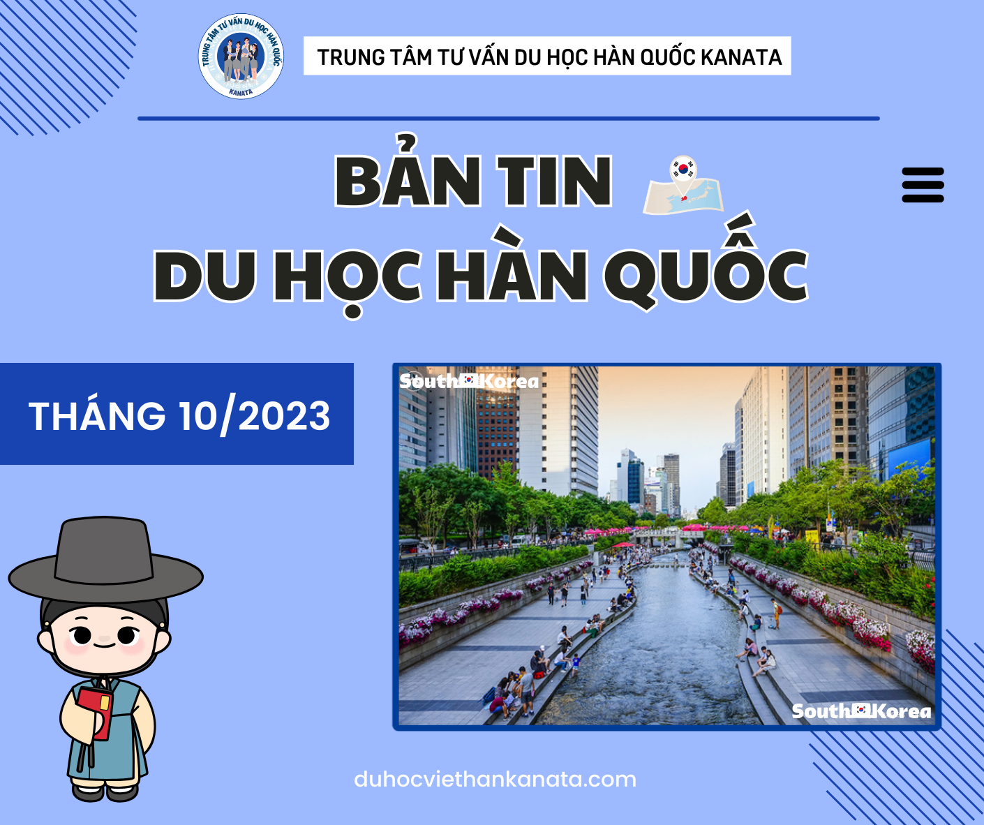 Bản tin du học Hàn Quốc tháng 10/2023