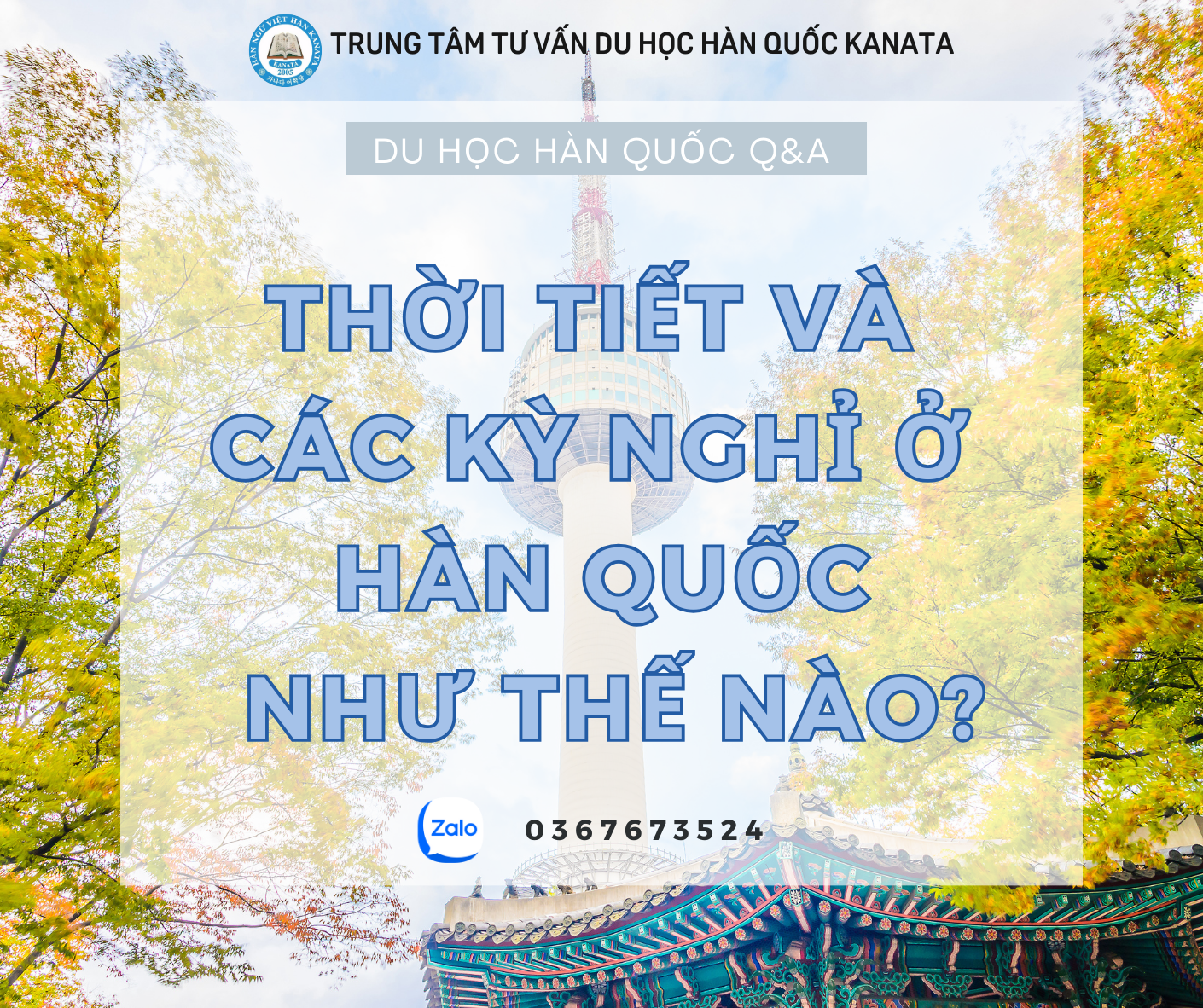 Thời tiết và các kỳ nghỉ ở Hàn Quốc