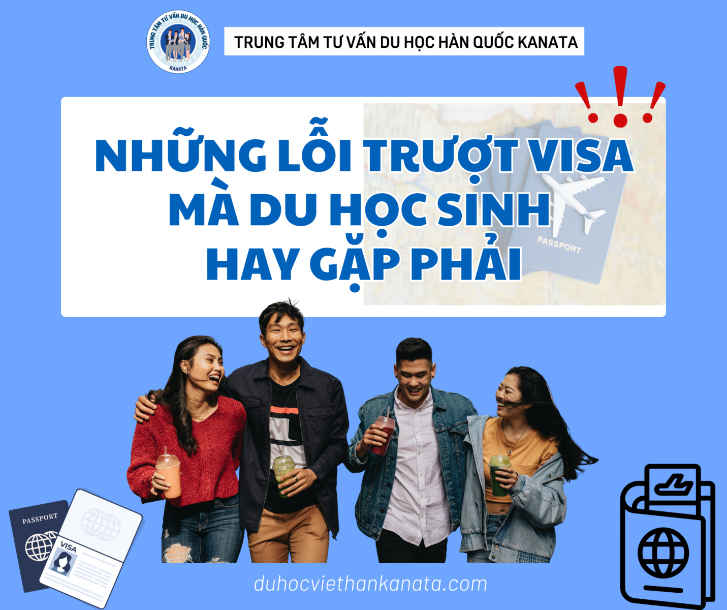 Những lỗi trượt code, Visa du học Hàn Quốc