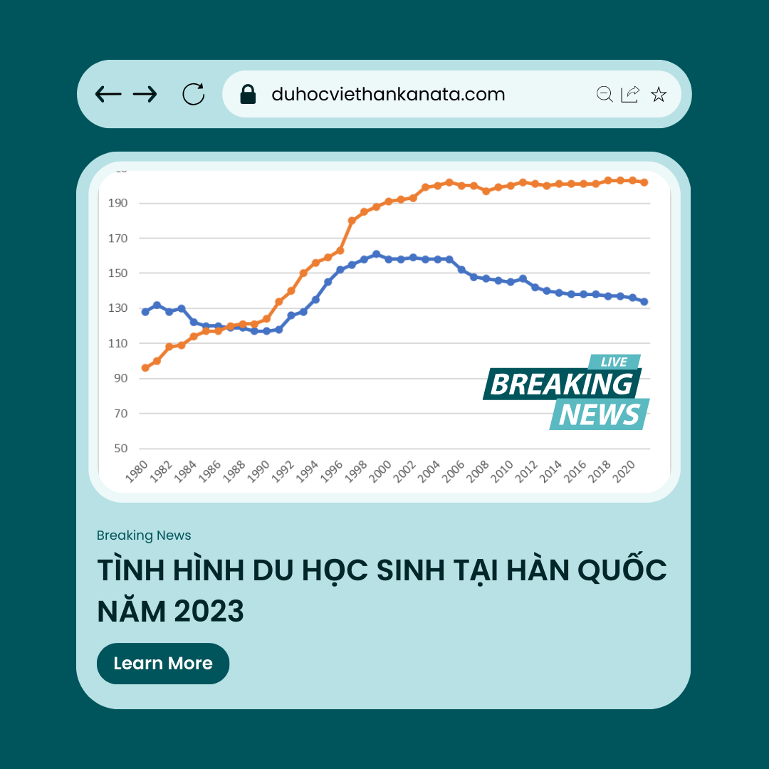 Tình hình du học sinh tại Hàn Quốc năm 2023