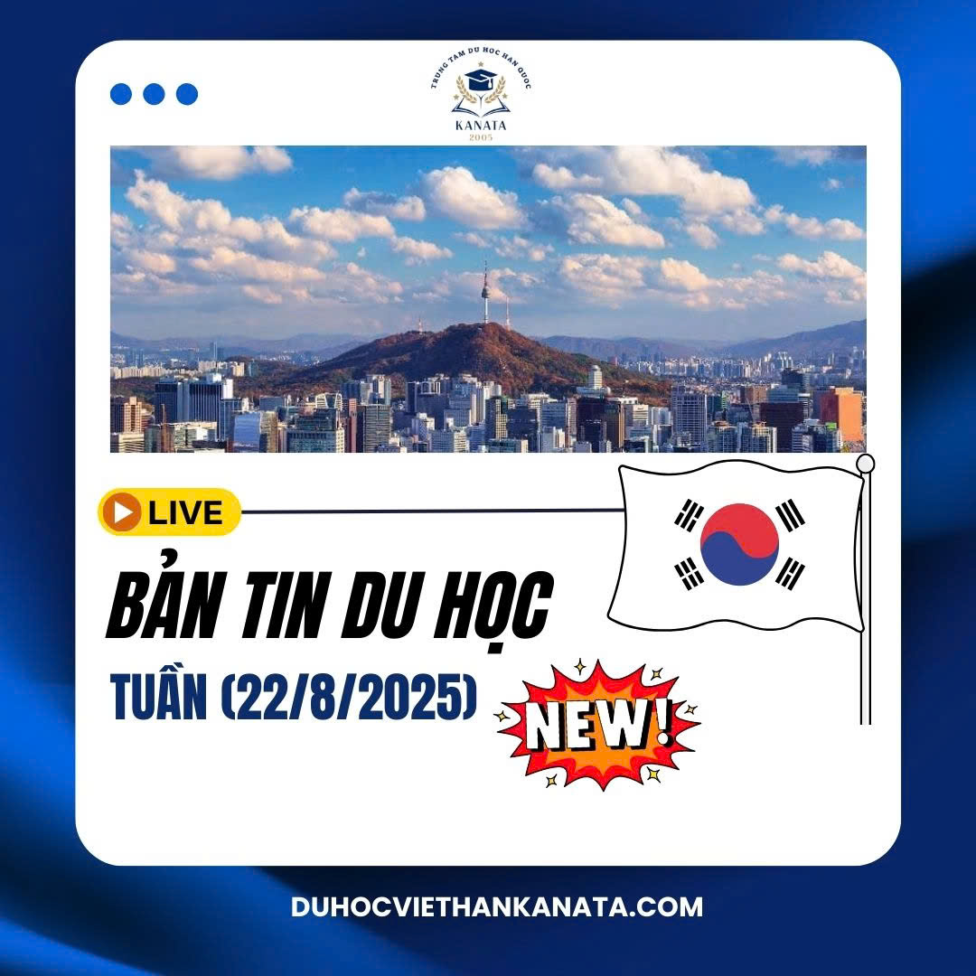 BẢN TIN DU HỌC TUẦN (22/08/2025)